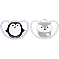 Los mejores  - NUK Space chupete | 0-6 meses | Chupetes con ventilación adicional | Silicona sin BPA | modelos-colores aleatorios | 2…